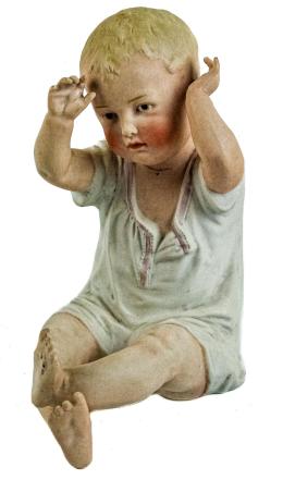 FIGURA EN BISCUIT DE PRINCIPIOS DE SIGLO XX