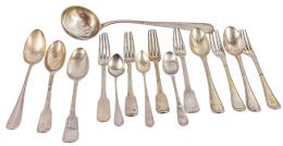 LOTE VARIADO DE CUBIERTOS DE PLATA
