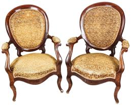 PAREJA DE SILLONES ISABELINOS
