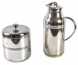 JARRA TERMO Y CUBITERA "CHRISTOFFLE" DEL ÚLTIMO CUARTO S.XX