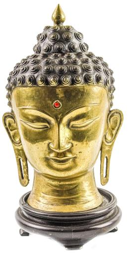BUSTO DE BUDA DE MEDIADOS DEL SXX.