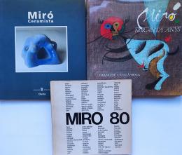 TRES LIBROS SOBRE MIRÓ