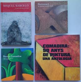 CUATRO LIBROS SOBRE ARTISTAS CATALANES CONTEMPORÁNEOS.