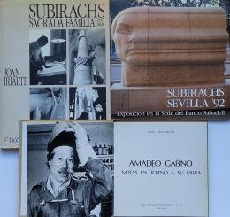 TRES LIBROS Y PUBLICACIONES SOBRE ARTISTAS MODERNOS-