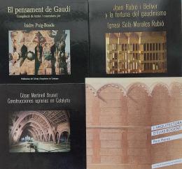 CUATRO LIBROS SOBRE ARQUITECTURA CATALANA DE PRINCIPIOS S. X