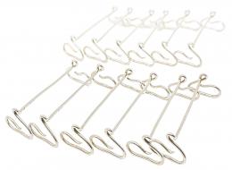 CONJUNTO DE 12 REPOSA CUBIERTOS EN PLATA