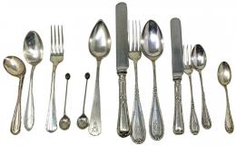 CONJUNTO DE CUBIERTOS PLATA