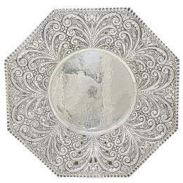 CENTRO DE MESA EN PLATA DEL PRIMER TERCIO DEL S.XX