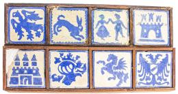 DOS PLAFONES DE CUATRO BALDOSAS ENMARCADAS