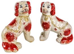 PAREJA DE PERROS STAFFORD