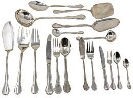 CUBERTERÍA EN PLATA DEL ÚLTIMO CUARTO DEL S.XX