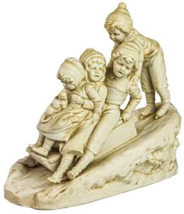 GRUPO DE BISCUIT "NIÑOS CON TRINEO"