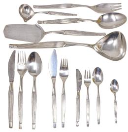 CUBERTERÍA DE PLATA DE LA FIRMA BAGUÉS