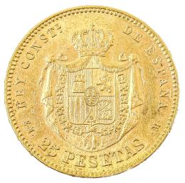 MONEDA DE ORO DE 1878