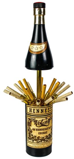 BOTELLA TABAQUERA DE COGÑAC HENNESSY