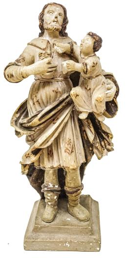 FIGURA EN ALABASTRO DE TRAPANI, SICILIA S.XVIII