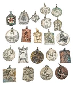 COLECCIÓN DE MEDALLAS DEPORTIVAS DE PPS. Y MEDIADOS S.XX