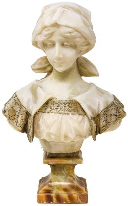 BUSTO DE CAMPESINA ART NOUVEAU "G. CELFINI"