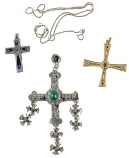 TRES CRUCES DE PLATA