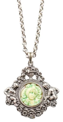 COLGANTE CON CADENA DE LOS AÑOS 30-40