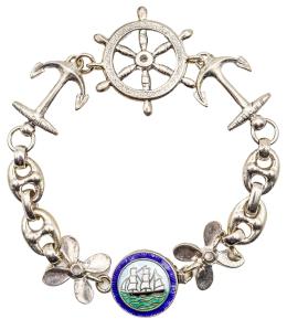 PULSERA MARINERA DE MEDIADOS DEL S.XX