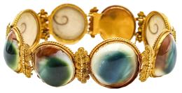 PULSERA FRANCESA CON OPERCULUM DEL S.XIX