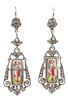 PENDIENTES LARGOS DEL S.XIX