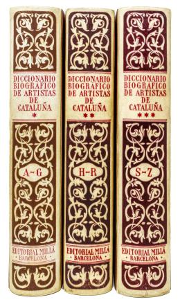 "DICCIONARIO BIOGRÁFICO DE ARTISTAS DE CATALUÑA (RÀFOLS)"