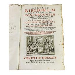 SACRORUM BIBLIORUM VULGATAE EDITIONIS CONCORDANTIAE