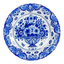 PLATO EN PORCELANA DELF