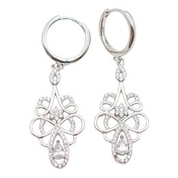 PENDIENTES LARGOS CON CIRCONITAS