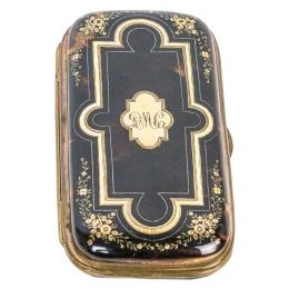 ESTUCHE PARA CIGARRILLOS FRANCÉS DE LA SEGUNAD MITAD S.XIX