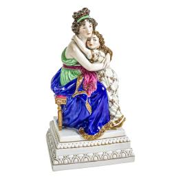 FIGURA PORCELANA DE SCHEIBE-ALSBACH DE MEDIADOS S.XX