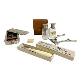 CONJUNTO DE UTENSILIOS PARA AFEITAR