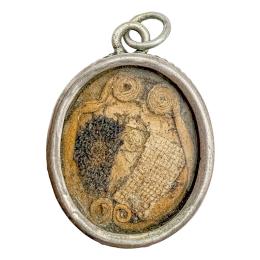 RELICARIO DE PLATA DEL SIGLO XVIII