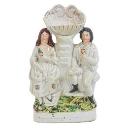 FIGURA DE PORCELANA STAFFORD DEL PRIMER CUARTO S. XX