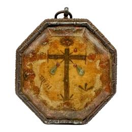 RELICARIO DE HIERRO FORJADO DEL SIGLO XVIII
