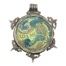 RELICARIO DE PLATA DEL SIGLO XVIII