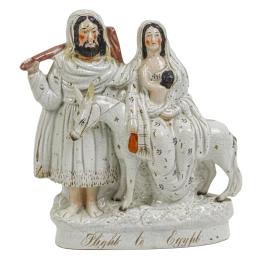 FIGURA PORCELANA STAFFORD DE FINALES DEL S.XIX