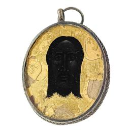 MEDALLÓN DEVOCIONAL DE PLATA DE FINALES DE S. XVIII