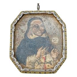 RELICARIO DE PLATA DEL SIGLO XVIII