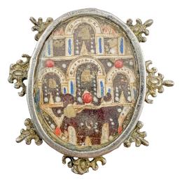 RELICARIO DE PLATA DEL SIGLO XVIII