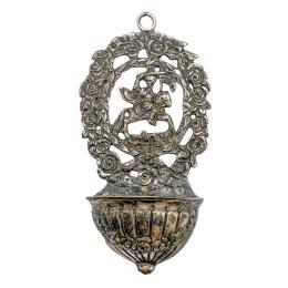 BENDITERA DE PLATA DE MEDIADOS DE SIGLO XX