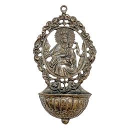 BENDITERA DE PLATA DE MEDIADOS DE SIGLO XX