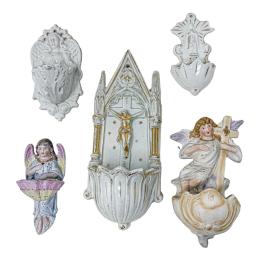 CINCO BENDITERAS DE FINALES DE SIGLO XIX