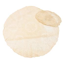DOS TAPETES DE ENCAJE
