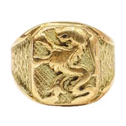 SORTIJA SELLO DE MEDIADOS DEL S.XX