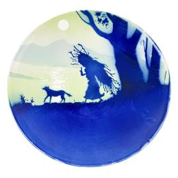 PLATO DECORATIVO EN LOZA DEL PRIMER TERCIO DEL S.XX