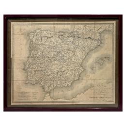 CARTE DE LA GUERRE DE LA PÉNINSULE SOUS NAPOLÉON