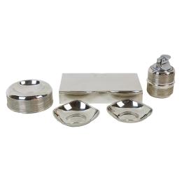 CONJUNTO DE FUMADOR EN PLATA DEL ÚLLTIMO CUARTO DEL S.XX